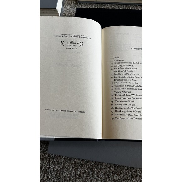 The Complete Novels Of Mark Twain 7 Volume Hardcover Book Set Nelson Doubleday - Picture 12 of 14